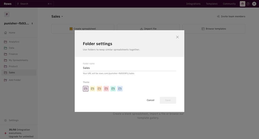Rows
			settings collection modal & popover item settings settings form file management color selection save changes import file folder ui page example