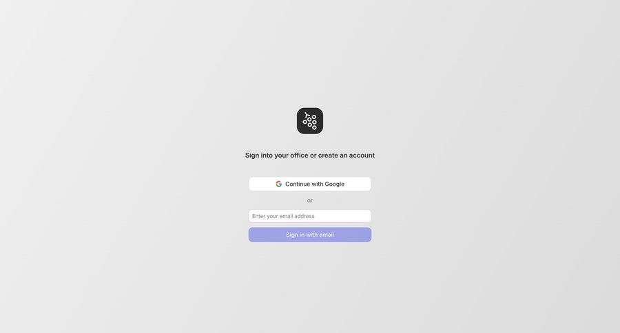 Gather
				signin ui page example