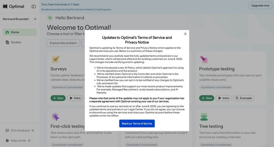 Optimal
				legal ui page example