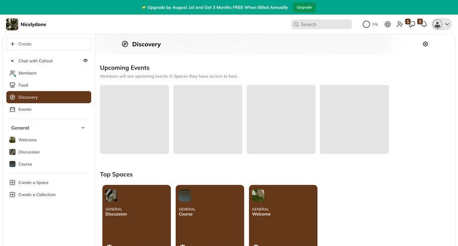 Mighty
			home list collection dashboard content discovery sidebar ui page example