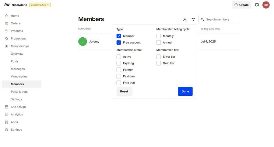 Fourthwall
			 data management sidebar navigation user management account management grid sidebar ui page example