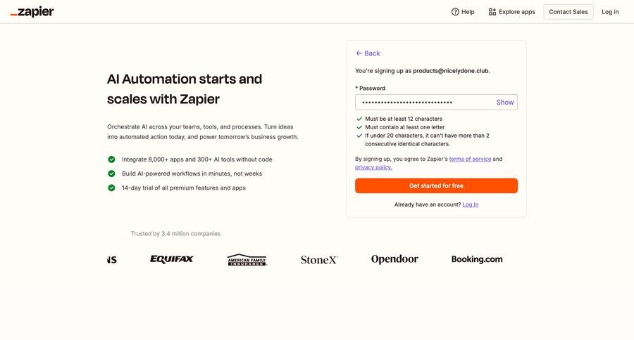 Zapier
			      ux ui design