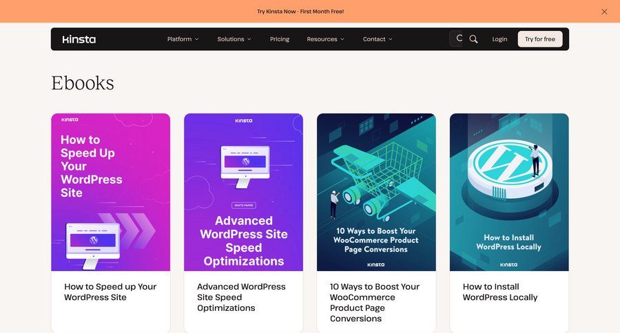 Kinsta
				collection ui page example