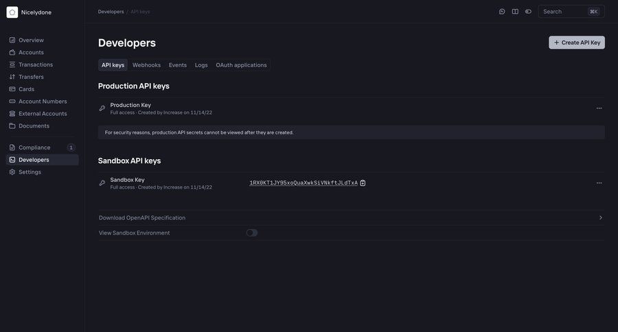 Increase
			 configuration settings sidebar navigation fintech authentication api management sidebar security download doc cards ui ui page example