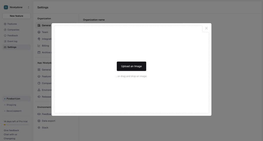 Reflag
			settings modal & popover upload settings sidebar navigation form file upload ui page example