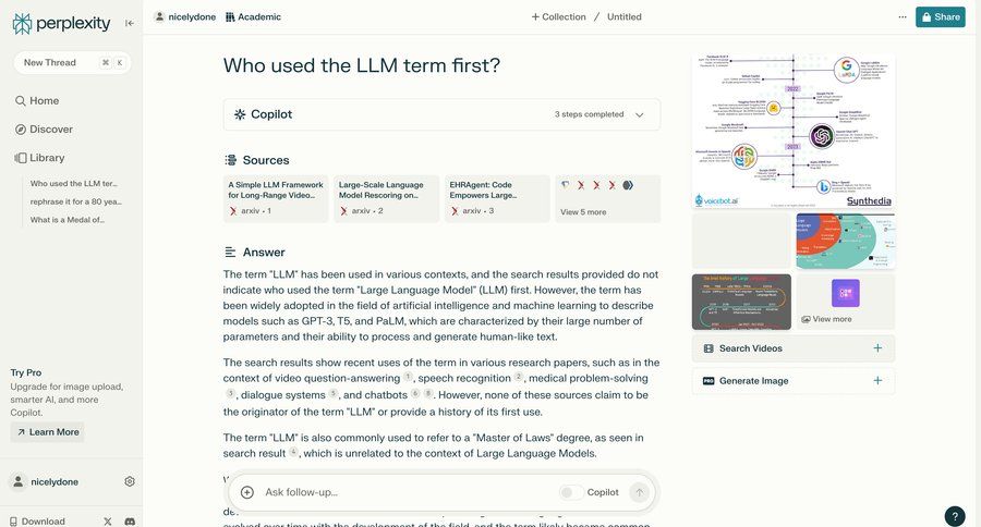 Perplexity
			 sidebar navigation artificial intelligence natural language processing content hierarchy machine learning sidebar research progress modern search results ui page example