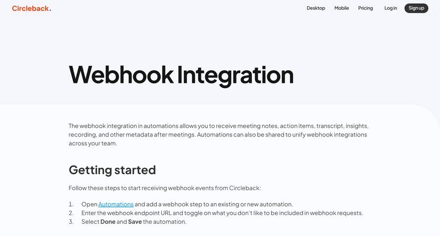 Circleback
				api ui page example
