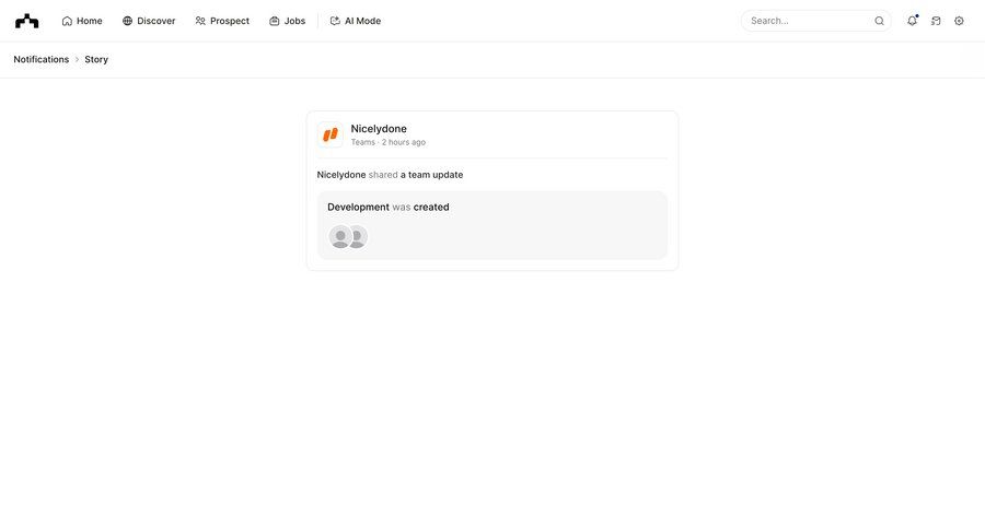 The org
			notification detail page activity feed multi-factor authentication (mfa) team collaboration project management grid ui page example
