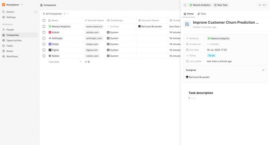Twenty
			 task management collaboration team collaboration sidebar navigation project management grid full-screen layout table ui page example