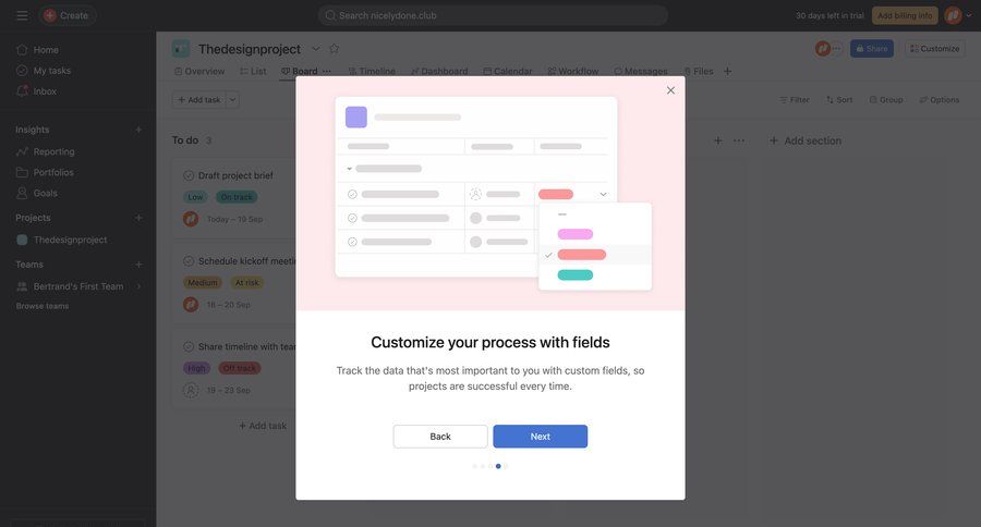 Asana
			           ux ui design