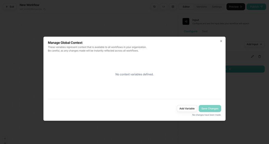 Leap
			 settings parameters ui page example