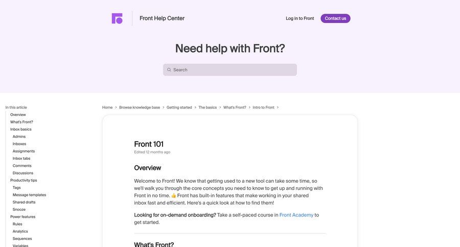 Front
			 manage links send invitation quick actions check out ui page example