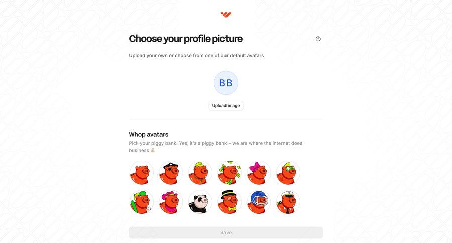Whop
				profile ui page example