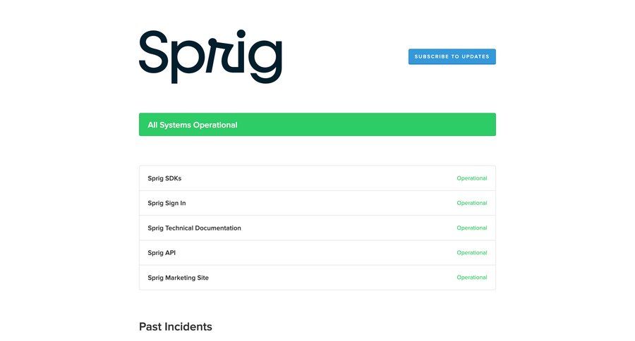 Sprig
			system status accordion ui page example