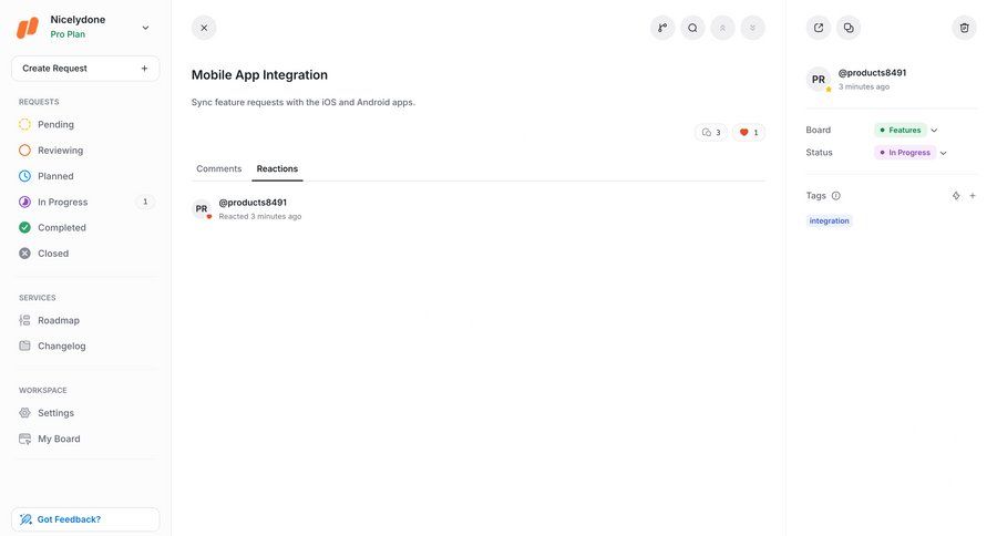 UserJot
			detail page modal & popover edit task management project management tagging sidebar menu ui page example