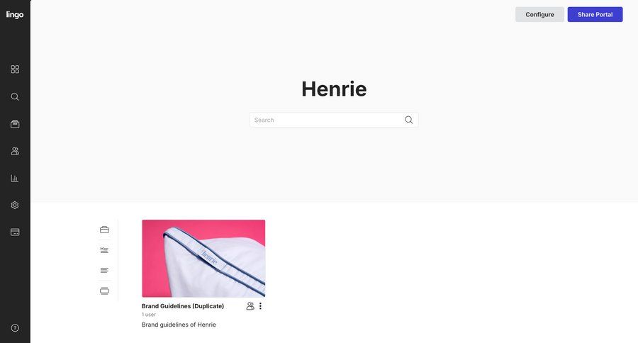 Lingo
			 sidebar navigation grid content hierarchy sidebar menu card layout ui page example