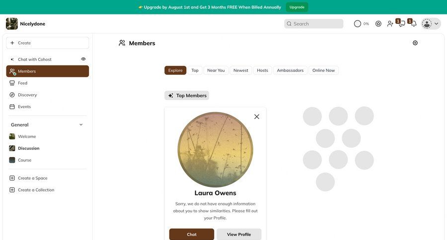 Mighty
			profile settings list team team settings sidebar navigation user profile ui page example