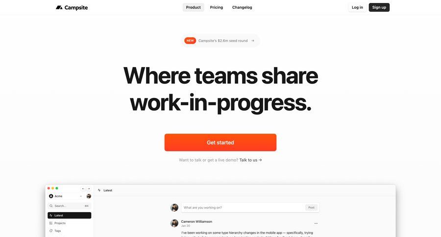 Campsite
			      ux ui design