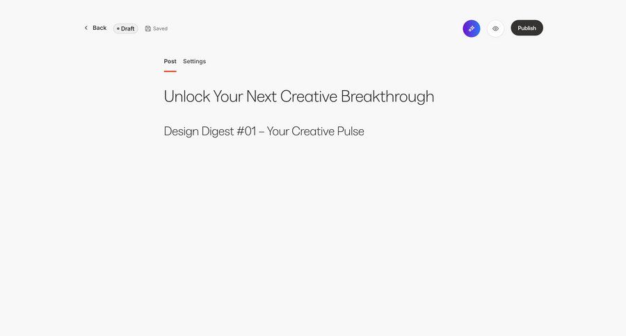 Kajabi
			 form blog management create ui page example