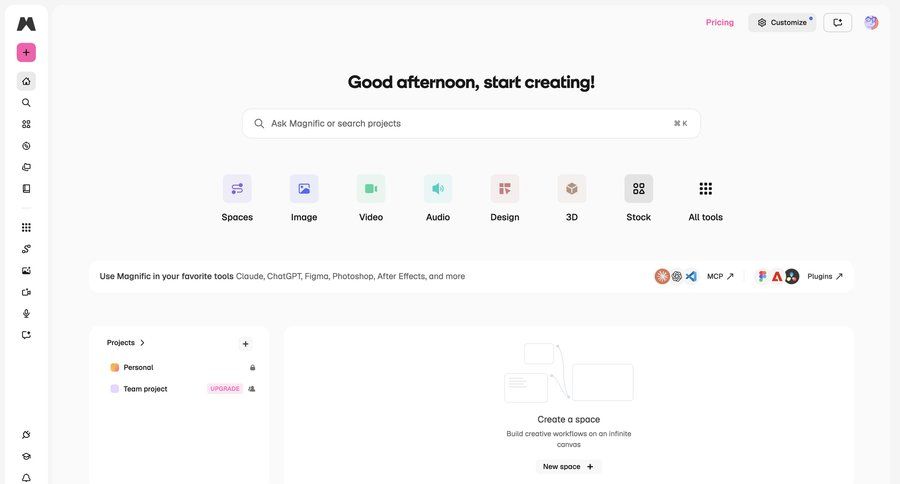 Magnific
				create ui page example