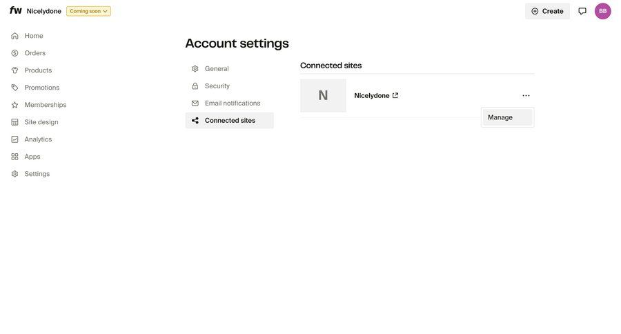 Fourthwall
			 settings sidebar navigation account management account setup account settings navigating settings sidebar user profile navigation menu menu ui page example