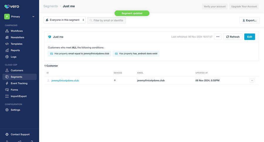 Vero
			 data management sidebar navigation data export export data analysis audience management data display dropdown filters sidebar table crm dashboard controls ui page example