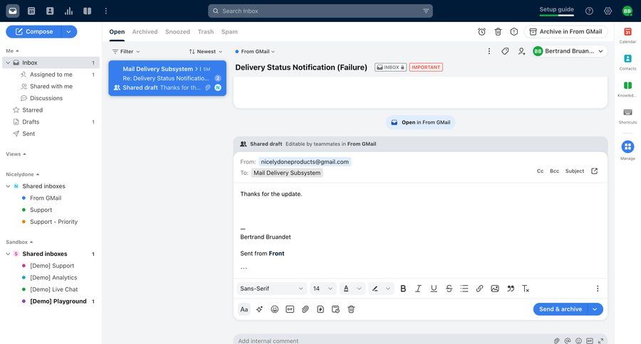 Front
			 team collaboration sidebar navigation email management right sidebar email content hierarchy compose email inbox task communication sidebar communication chat messages menu ui page example