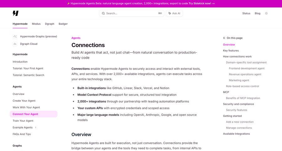 Hypermode
				settings ui page example