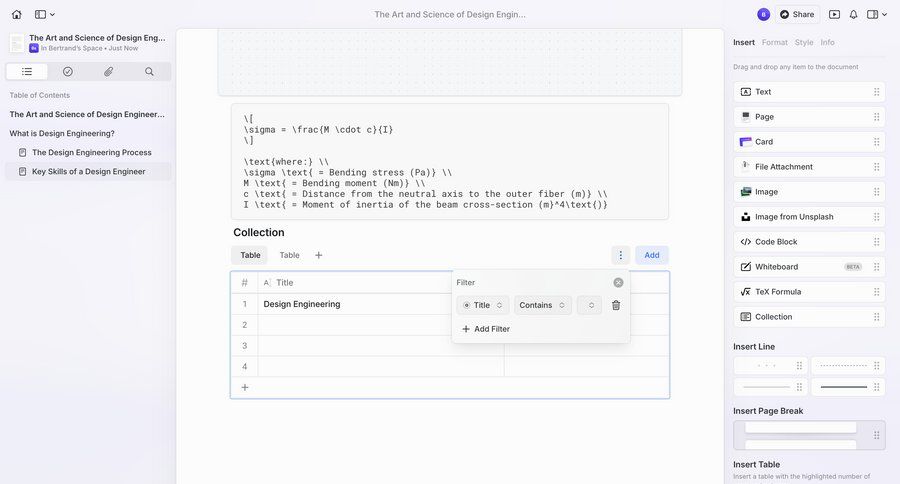 Craft
				detail page ui page example