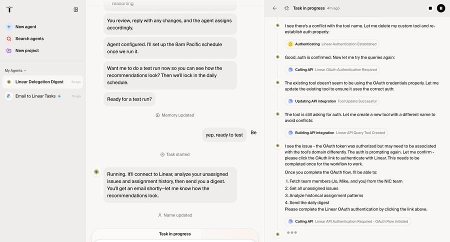 Twin
				messaging ui page example