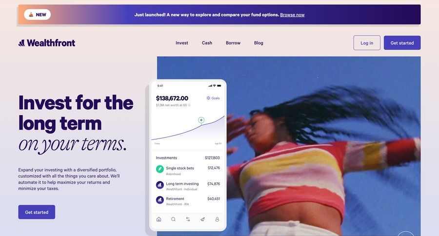 Wealthfront
			  ux ui design
