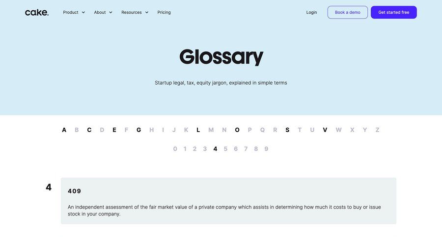 Cake
				article ui page example