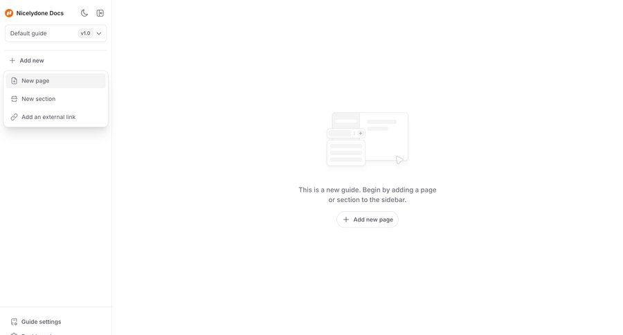 Hashnode
			 content management sidebar navigation knowledge base empty state illustration sidebar doc documentation docs ui page example