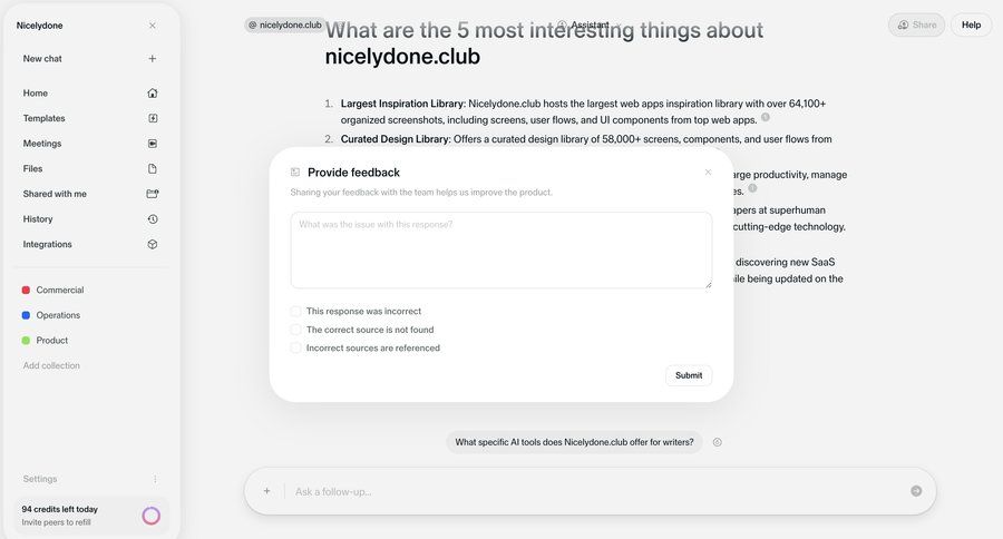 Sana
			modal & popover share feedback sidebar navigation form design user feedback sidebar chat not found page not found chat interface ui page example