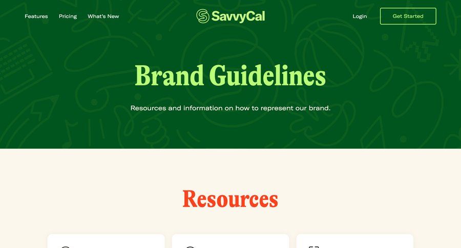SavvyCal
			resources brand resources documentation chrome extension media gallery assets media assets affiliate program ui page example