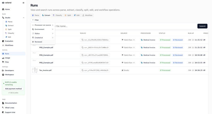Extend
			 audit log ui page example