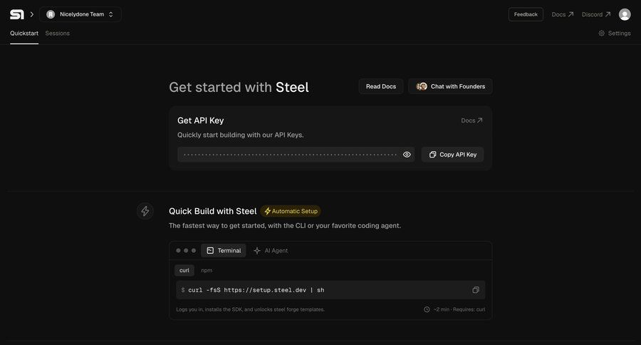 Steel
			 code snippet ui page example