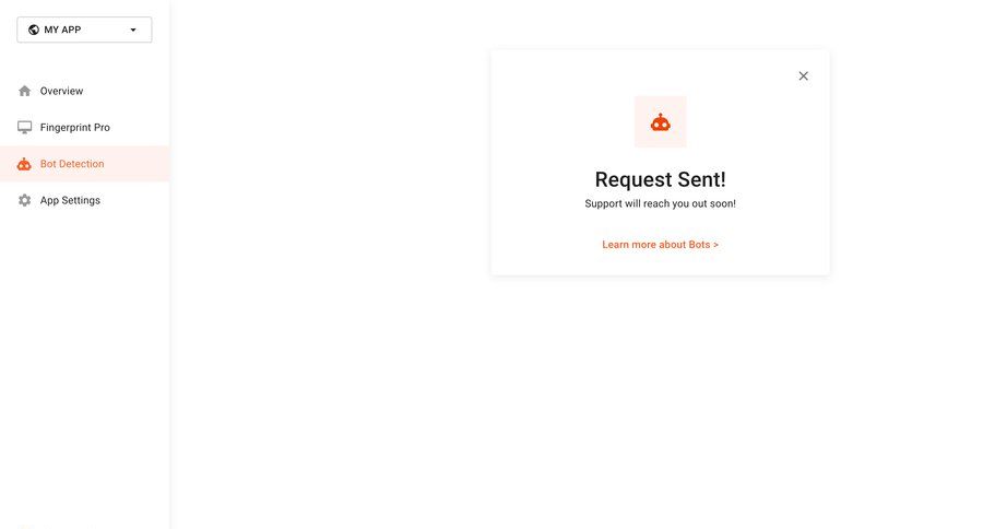 Fingerprint
			waitlist sidebar menu confirmation sidebar navigation modal screen confirmation screen modal confirmation ui page example