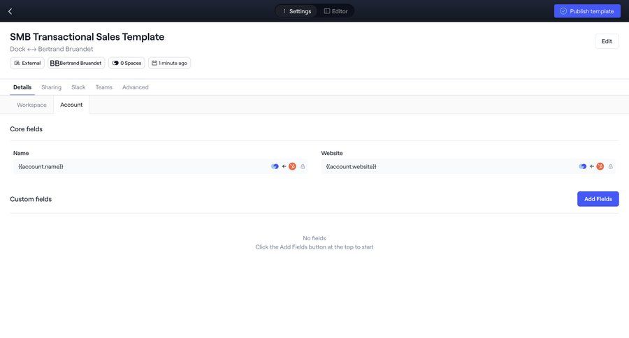 Dock
			 configuration setup navigation bar ui page example