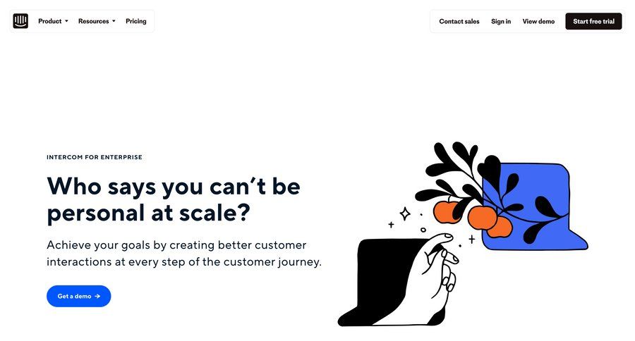 Intercom
			 user permissions user role features management features conversational enterprise ui page example