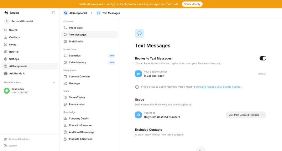 Beside
			 configuration settings sidebar navigation user management email management sidebar communication modern configuration screen ui page example