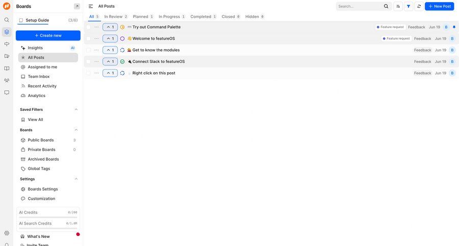FeatureOS
			 task management collaboration sidebar navigation project management navigation sidebar review ui page example
