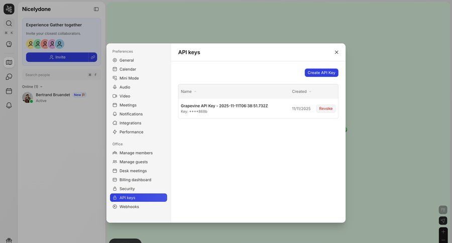 Gather
				settings ui page example