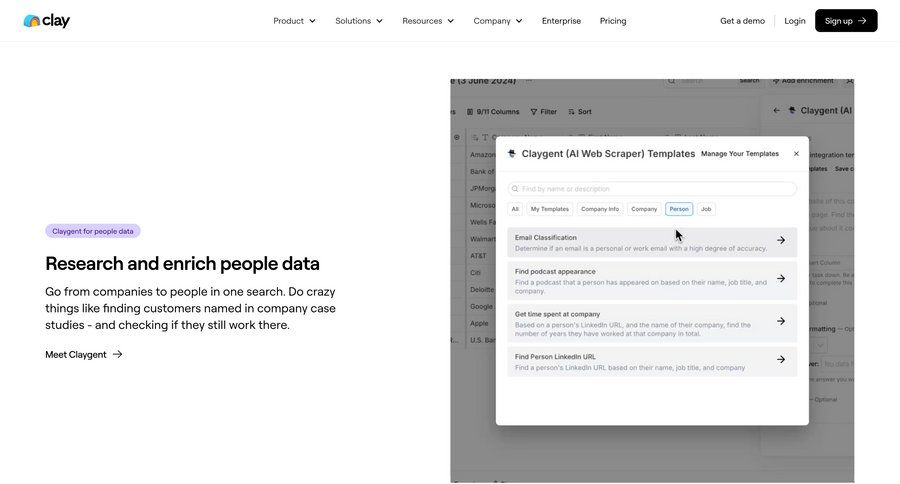 Clay
				search ui page example