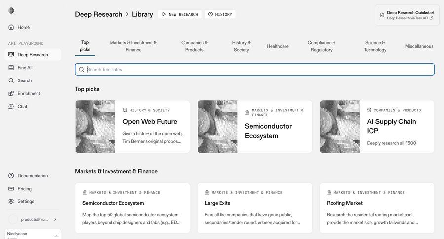 Parallel
			 dashboard sidebar navigation finance templates content discovery sidebar research ui page example