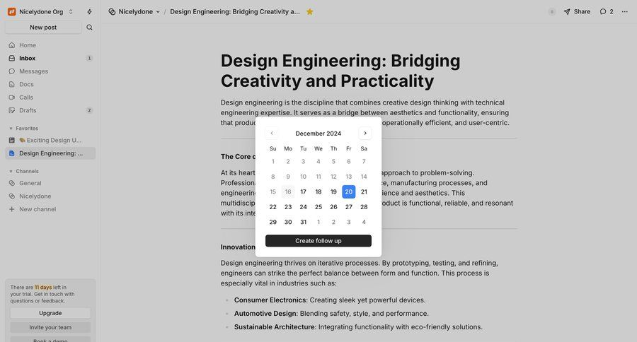Campsite
			detail page calendars task management content management sidebar navigation project management design sidebar detail view date picker datepicker info view ui page example