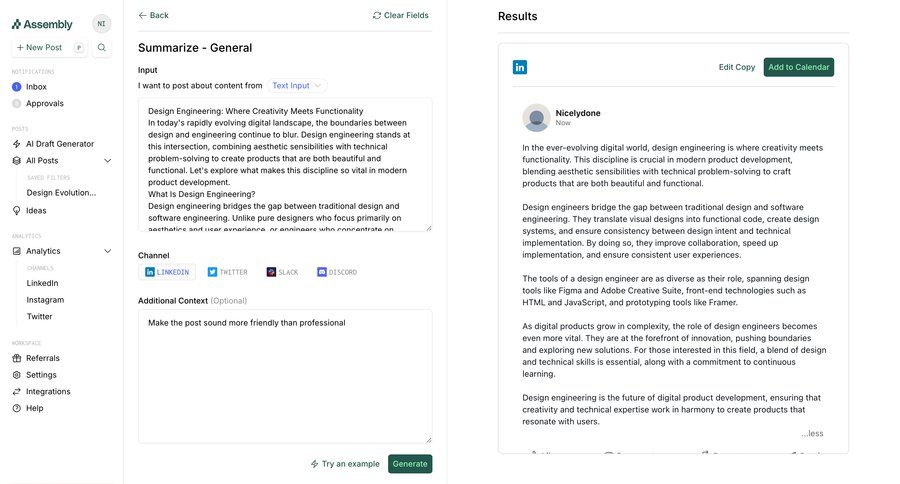 Assembly
			 content management form editor wysiwyg sidebar edit mode ui page example