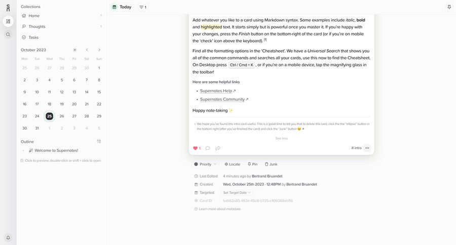 Supernotes
			 dashboard sidebar navigation onboarding dropdown filters sidebar menu tips junk markdown editor ui page example