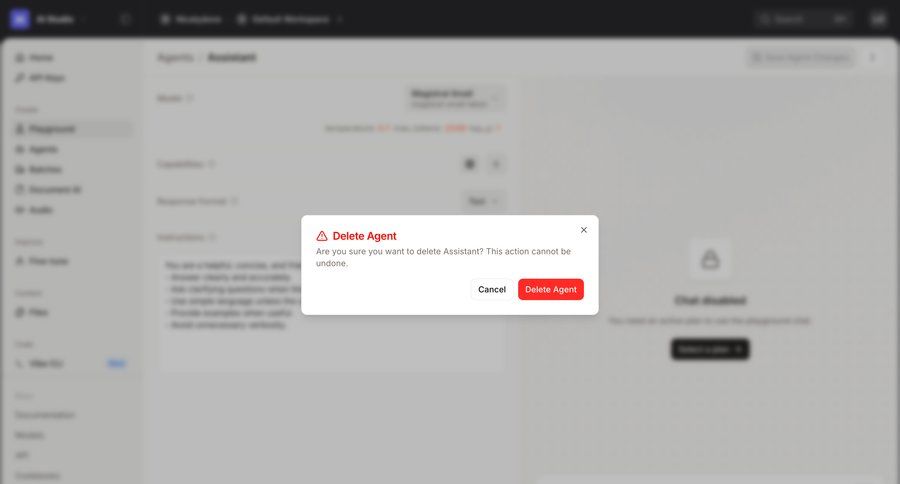 Mistral
				modal & popover ui page example