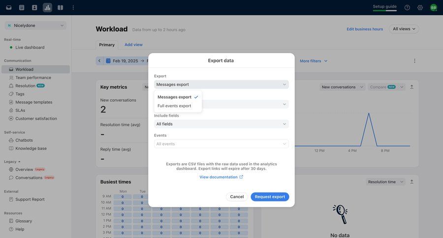 Front
			 modal screen dashboard data export analytics dashboard data analysis data analytics data filtering data visualization analytics ui page example